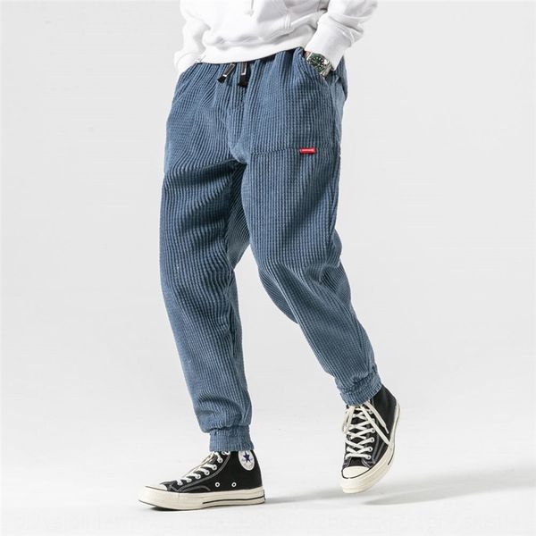 

south summer dress 2020 autumn new blue corduroy pants casual pantslight core casual pantspants men's k19b ttoqg