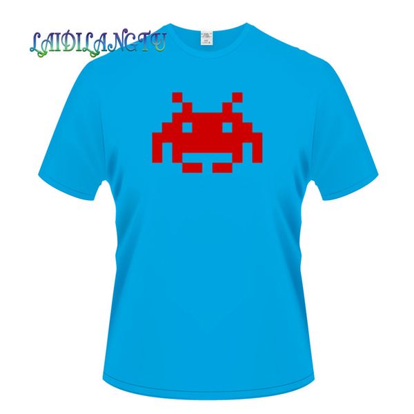 

space invader new casual men t shirt summer fashion t-shirt men cotton o-neck short sleeve t shirts male tees