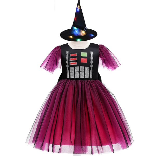 

dress 2020 new hit halloween girl cosplay dresses for kids girls christmas princess costume children birthday party clothes, Red;yellow