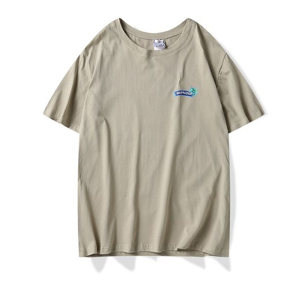 

and women fashion short clothing sleeve cartoon animal quality printing ripndip designer cotton youth lovers t-shirt for men high cat sbspc, Black