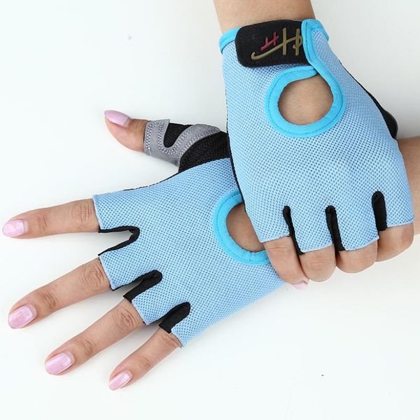

gym half finger gloves sports fitness exercise training wrist multifunction for men & women sweat absorption friction resistance, Blue;gray
