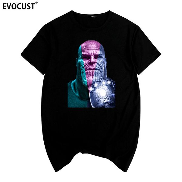 

thanos powerful infinity gauntlet summer print t-shirt cotton men t shirt new women tee