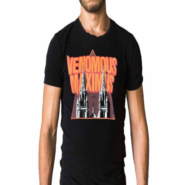 

venomous maxius group cathedral logo t-shirt 2018 new discount fashion