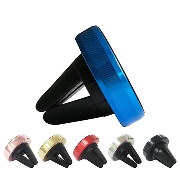 

universal air vent magnetic mobile phone holder magnet car phone holder aluminum mount holder stand 50pcs in retail