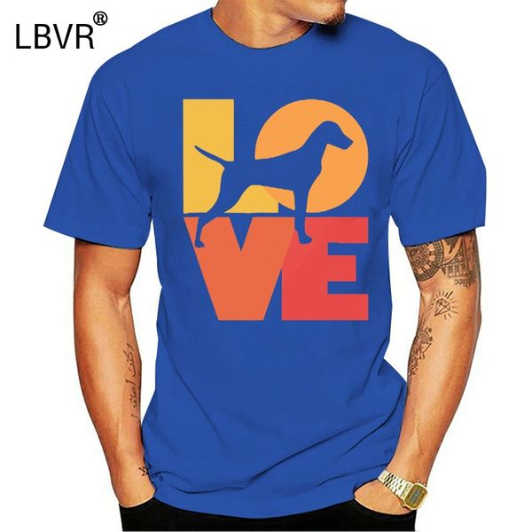 

мужчины футболка ретро любовь vizsla футболка подарок для собак o women t-shirt