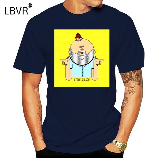 

steve zissou , oceonographer , movie , bill murray t shirt summer style hip hop men t-shirt