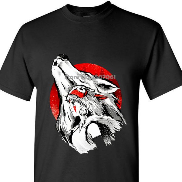 

princess mononoke anime t shirt , studio ghibli tee , men's women's all sizes funny new arrival anime t shirt new coat