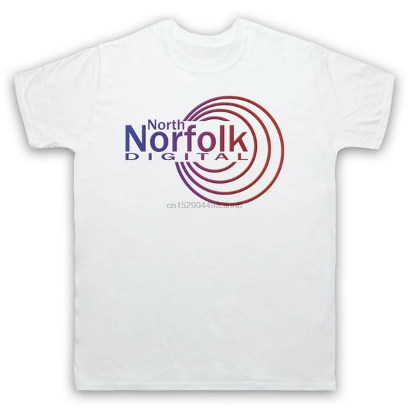 

norfolk digital alan radio station north партридж логотип взрослые дети t-shirt