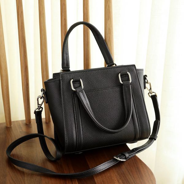 

woonam women fashion hide genuine calf leather handle cross body bag wb1027