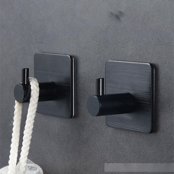 

adhesive hooks heavy duty wall hangers hooks waterproof aluminium alloy towel hanger holder stcik on hooks for hanging kitchen bathroom home