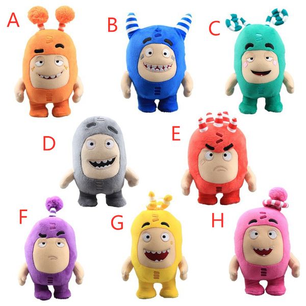 

8 style oddbods stuffed animals plush doll toy for baby gifts 18cm