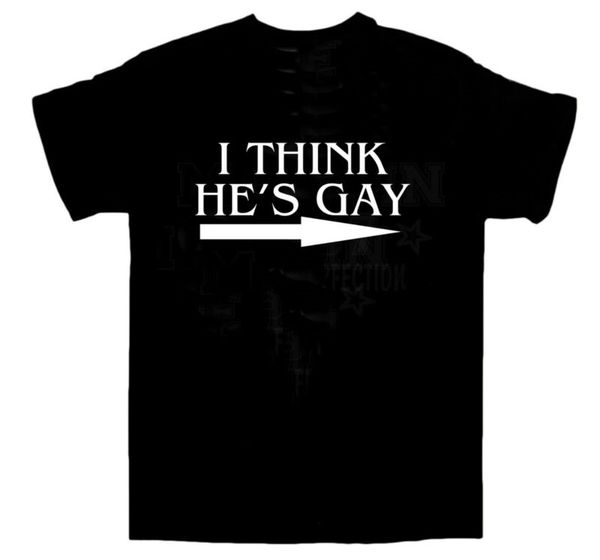 

i think he's gay t-shirt funny holiday birthday bbq choose size & colour