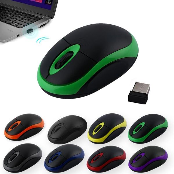

2.4ghz wireless mouse ultra slim mini portable optical mice with usb receiver for lappc