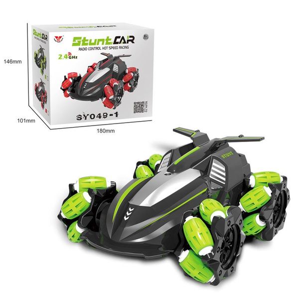 

rc stunt car 2.4g banlance 360 rotating drift high speed rotation tumbling crawler vehicle robot electric kids boy gift