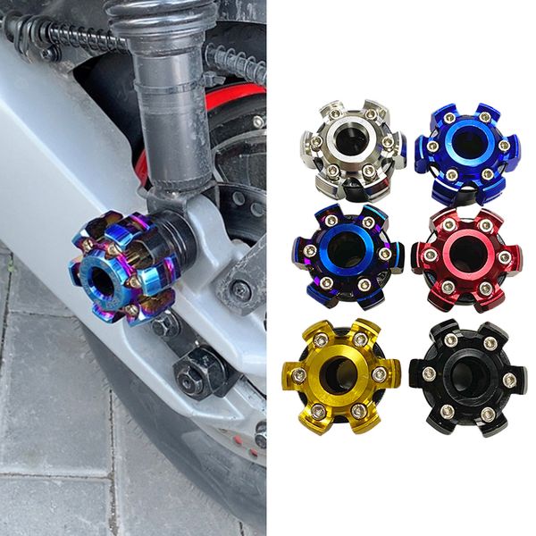 

aluminum cnc parts motocross frame sliders anti collision wheel protection racing moto falling protectors motorcycle crash pad