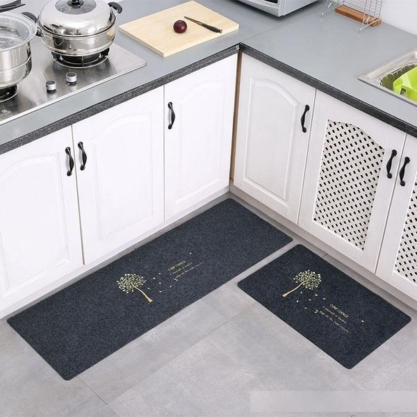 

kitchen mat waterproof kitchen floor mat non-slip mats door mats home foot anti fatigue