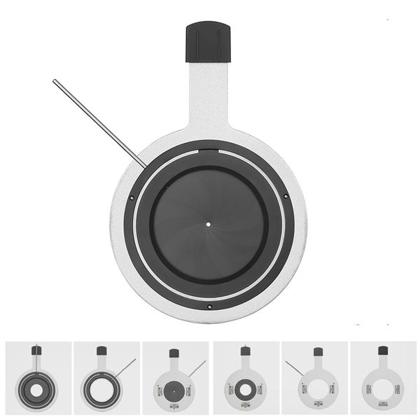 

focalize conical snoots condenser lens adjust aperture ring from point to circularity for dedicated al-16