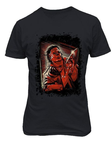

halloween knife horror scary shirt myers mens t-shirt