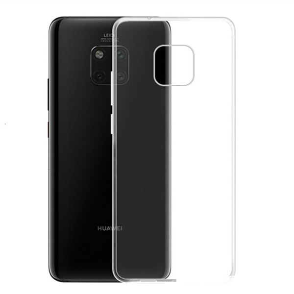 

100pcs case for huawei 20 pro 109 nova 5 5i 4e 4 silicona tpu transparent ultra thin slim software cover ready stock