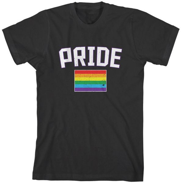 

threadrock men's gay pride flag t-shirt lesbian lgbt cool gift personality tee shirt