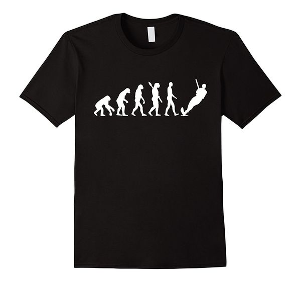 

evolution water skies t-shirt short sleeves cotton tee-shirt fashion