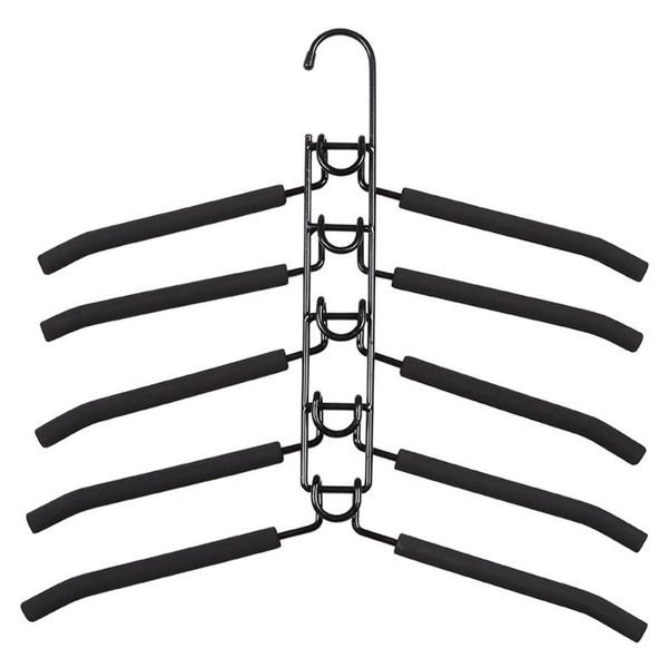 

hangers & racks wardrobe organizer clothes trouser anti slip space saving storage coat hanging multi layers fishbone type home