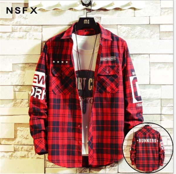 

образным вырезом рубашки mens сплошной цвет вскользь рубашки мужские рубашки конструктора вскользь шотландки отпечатано с длинным рукавом от, White;black