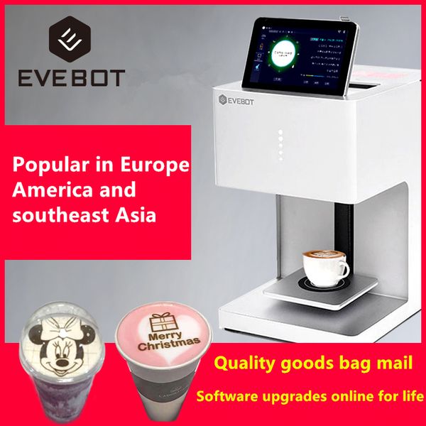 

evebot eb-ft4 art coffee printer latte printer automatic art drinks selfie coffee and wifi