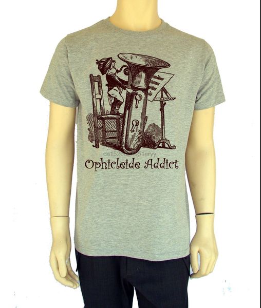 

2019 новый бренд hot instrument туба sib- mens t tee shirt graphic -100% коттона music tee shirt tee shirt