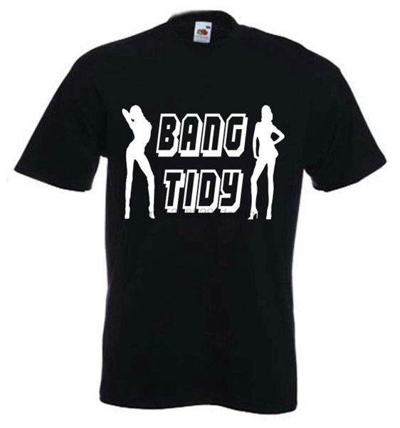 

funny 2020 bang tidy mens t-shirt - stag part do - choice of colours men t shirt popular anime t-shirts