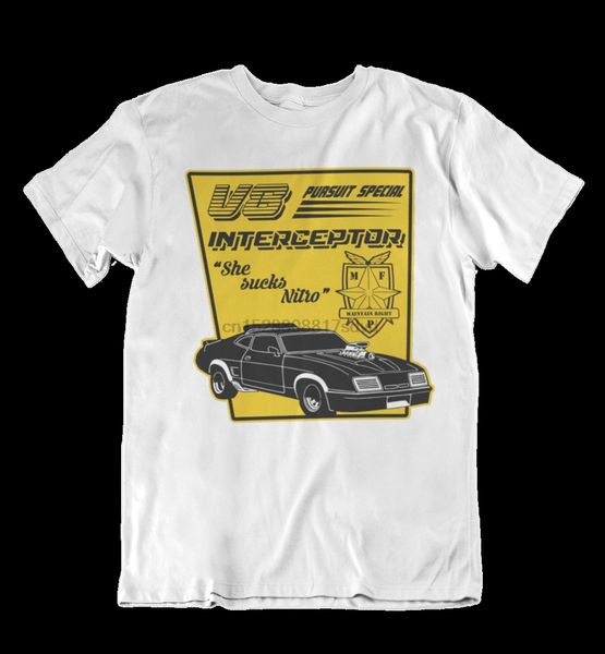 

mad max v8 interceptor sci fi film movie 90s discount 80s t shirt