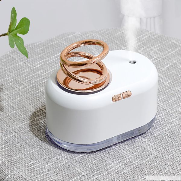 

2020 cross-border latest double ring suspension humidifier usb mini humidifier home mute deskhumidifier