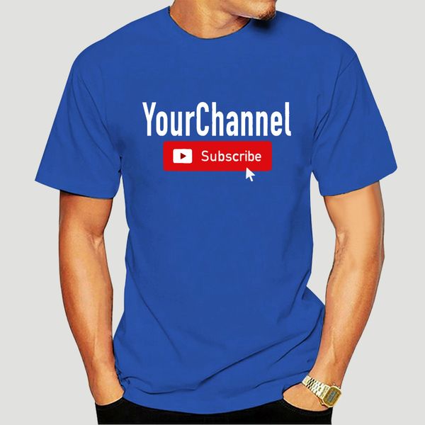 

подписаться клиентский канал youtube ваш текст футболка gym tee shirt-1474a