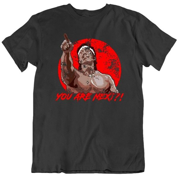 

retro 80 movie bloodsport chong li you are next 8 bit distressed t shirt