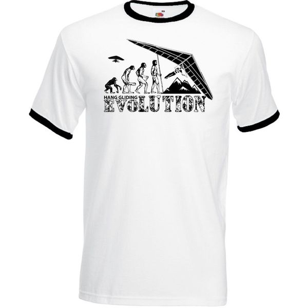 

hang gliding evolution mens funny t-shirt hang glider paraglider paragliding 2019 fashion men printed t shirts custom design