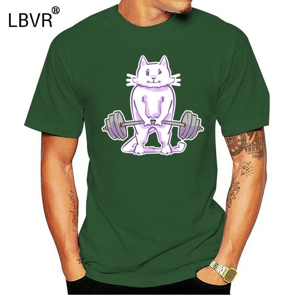 

men t shirt cat deadlift powerlifting fitness weightlift tshirts women-tshirt