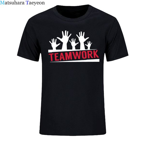 

summer cotton funny t shirts short sleeves t-shirt men fashion teamwork print t shirt men tees casual tshirt customizable