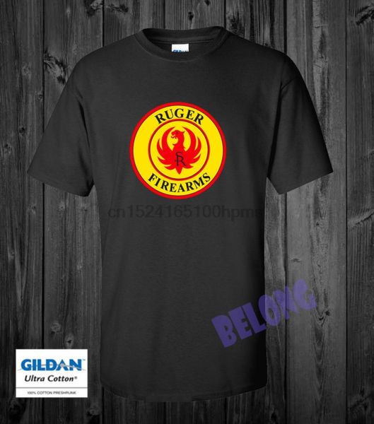 

new sr ruger firearms logo mens t-shirt size s-xxl usa