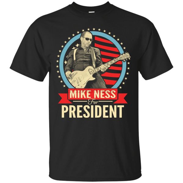 

mike ness for president black t-shirt clothing