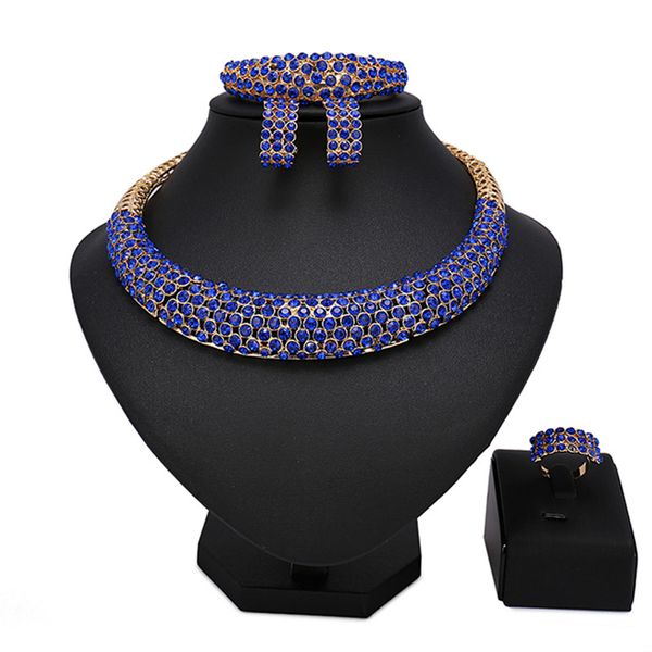 

longqu nigerian wedding woman accessories jewelry set dubai gold colorful designer jewelry set fashion african bridal, Silver