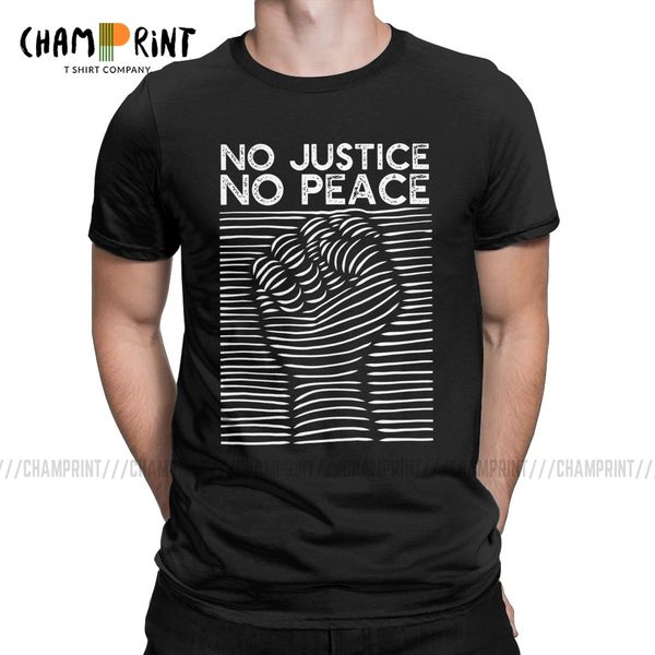 

novelty no justice no peace t-shirts men cotton t shirt i can't breathe black lives matter short sleeve tees new arrival