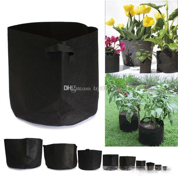 

non woven grow bag pouch root container grow pots outdoor gardening planting bags cultivation bags a041