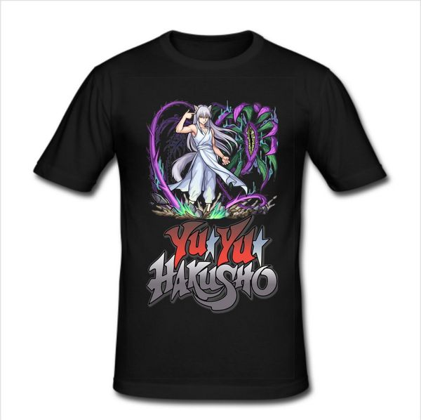 

men's slim fit t-shirt size s m l xl 2xl yu yu hakusho #2 casual plus size tee shirt