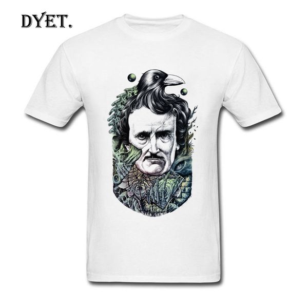 

geek horror tshirt men tales of macabre big size usa movie t shirt good quality male custom t-shirt black crow