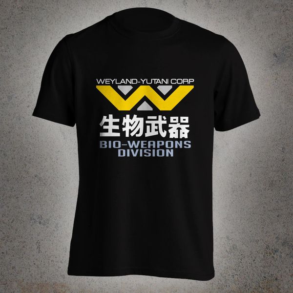 

weyland yutani corp bio weapon division inspired by alien black new fashion men novelty cool men short sleeve t shirts