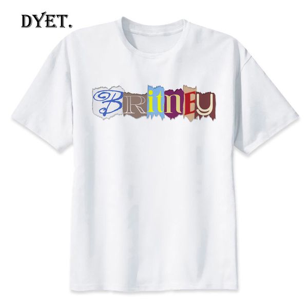 

britney spears t shirt men summer print t shirt boy short sleeve with white color fashion tees mrr254