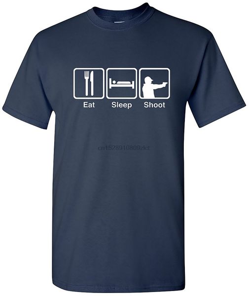 

eat sleep shoot t-shirt gun enthusiast tee