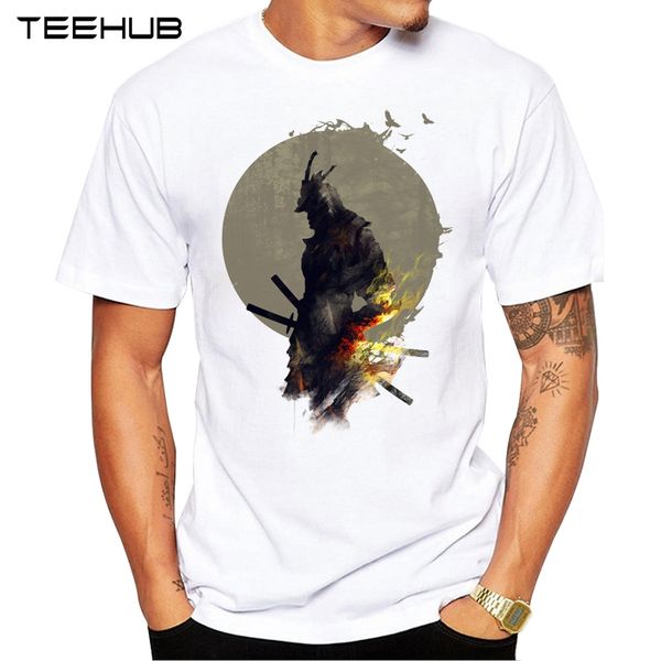 

новые поступления 2019 teehub прохладный мужская мода blazing samurai дизайн футболки с коротким рукавом o-образным вырезом топы hipster tee