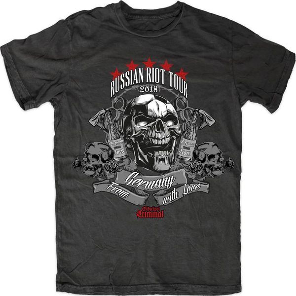

2019 new fashion men casual footballer criminal 2019 oldschool criminal shirt wm 2019 russland footballer trikot t-shirts