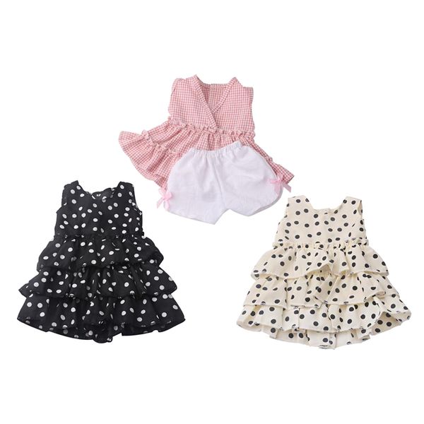 

lot 3 doll clothes 18\" sundress dress fits american 18 inch dolls